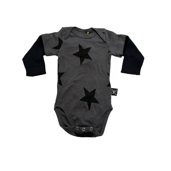 Nununu Star Onesie in Dark Grey - Picture 1 of 4